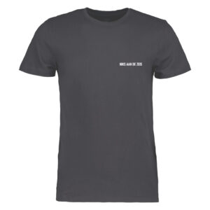 Niks aan de zeis - Grijs t-shirt "Ik kom van het platteland" - Voorkant
